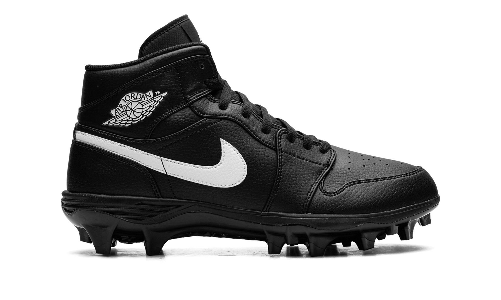 Jordan 1 Mid Cleat "Black / White" - 6