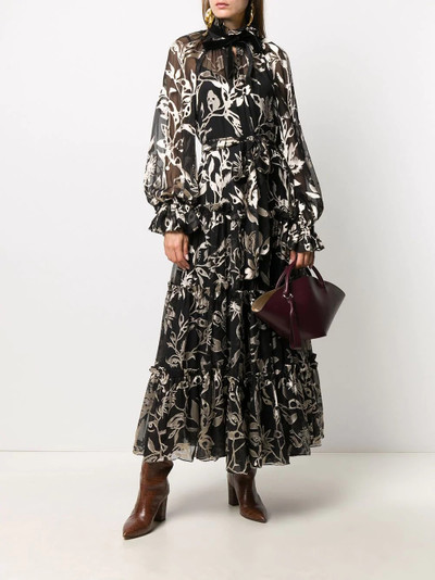 Zimmermann long-sleeve flare dress outlook