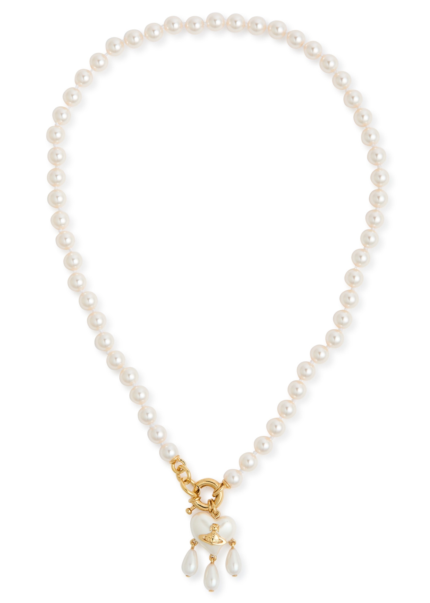 Sheryl faux pearl necklace - 1