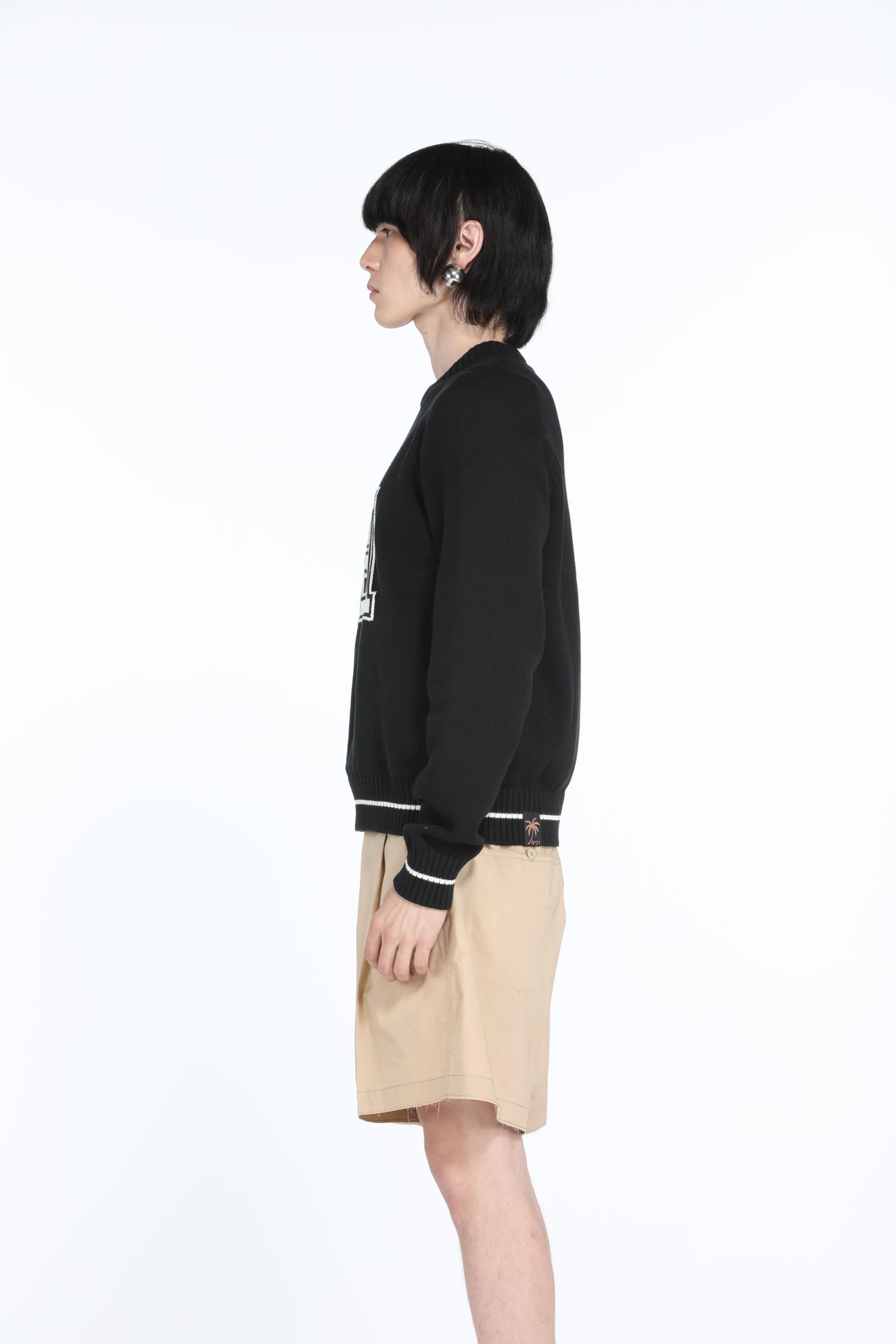 LOGO-INTARSIA SWEATER - 3