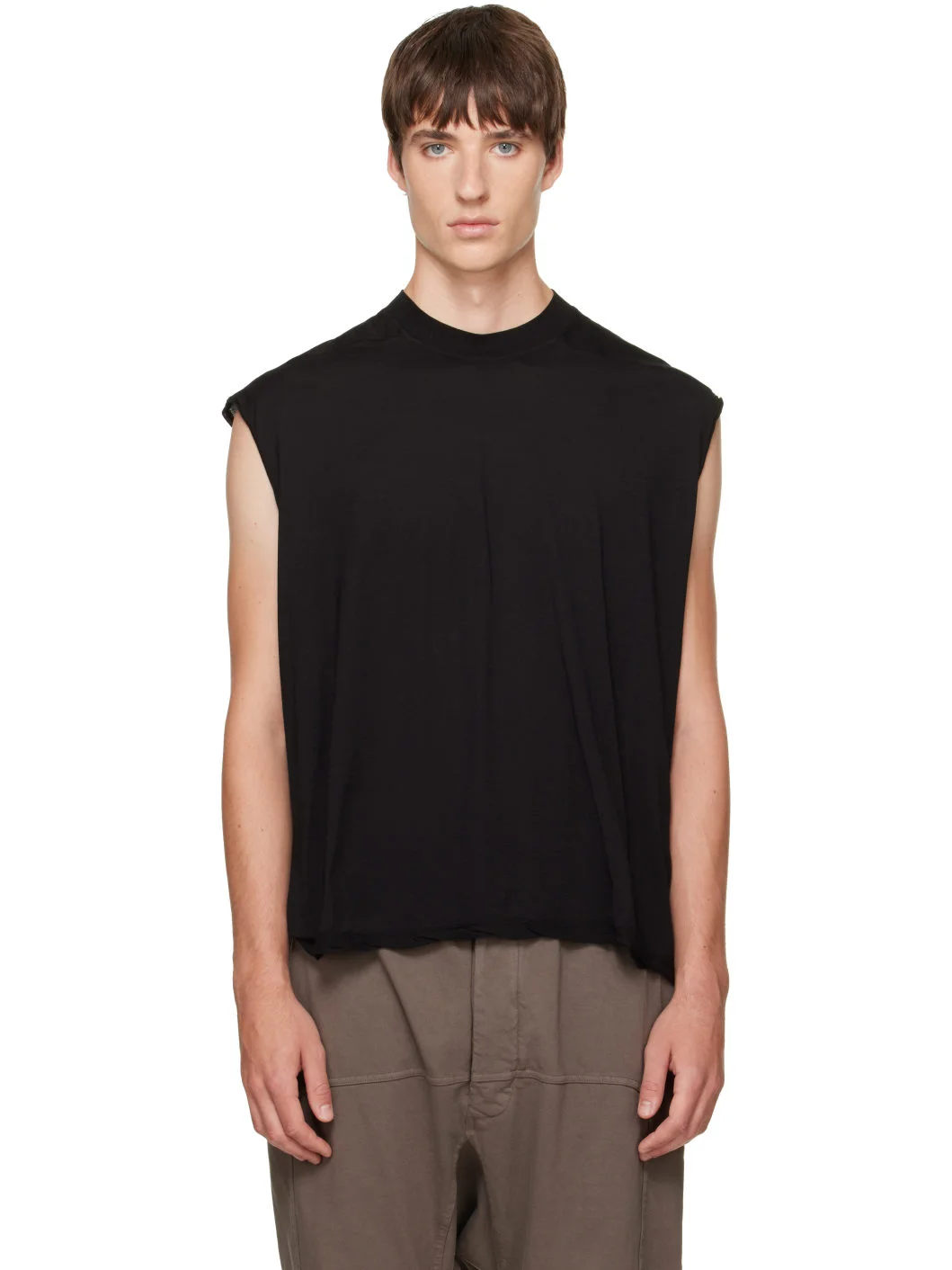 Black Tower Cropped Tarp T-shirt - 1