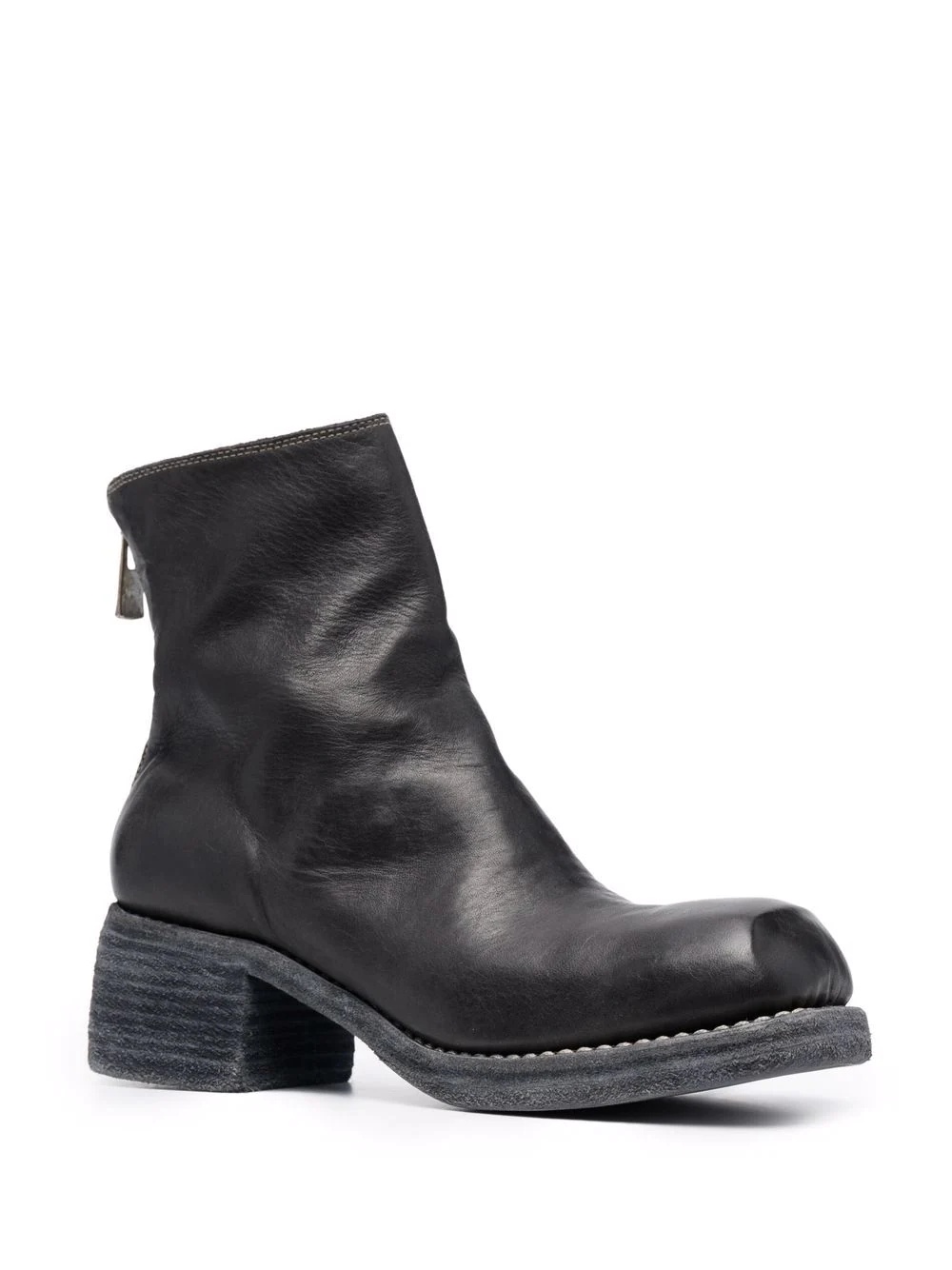 zip-front ankle boots - 2