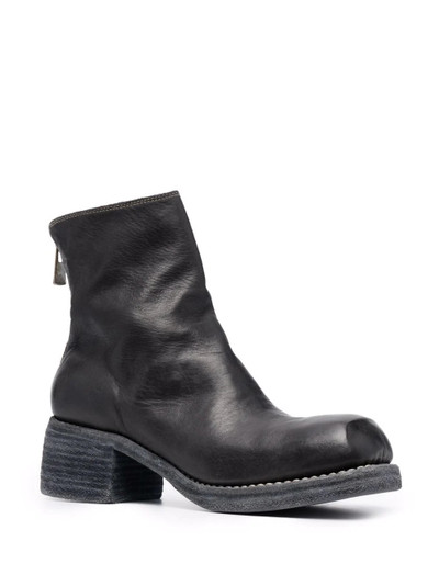 Guidi zip-front ankle boots outlook