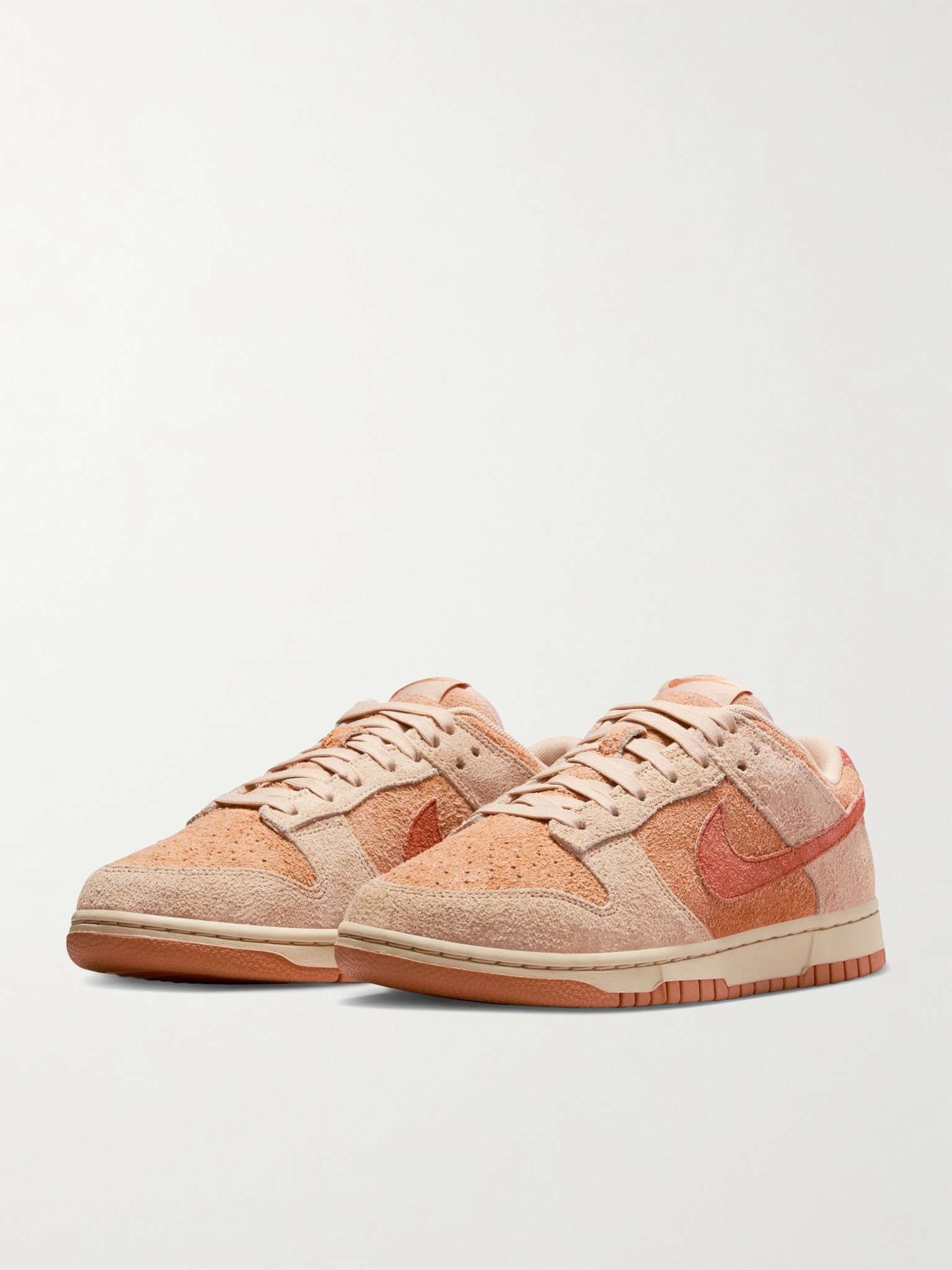 Dunk Low Brushed-Suede Sneakers - 3