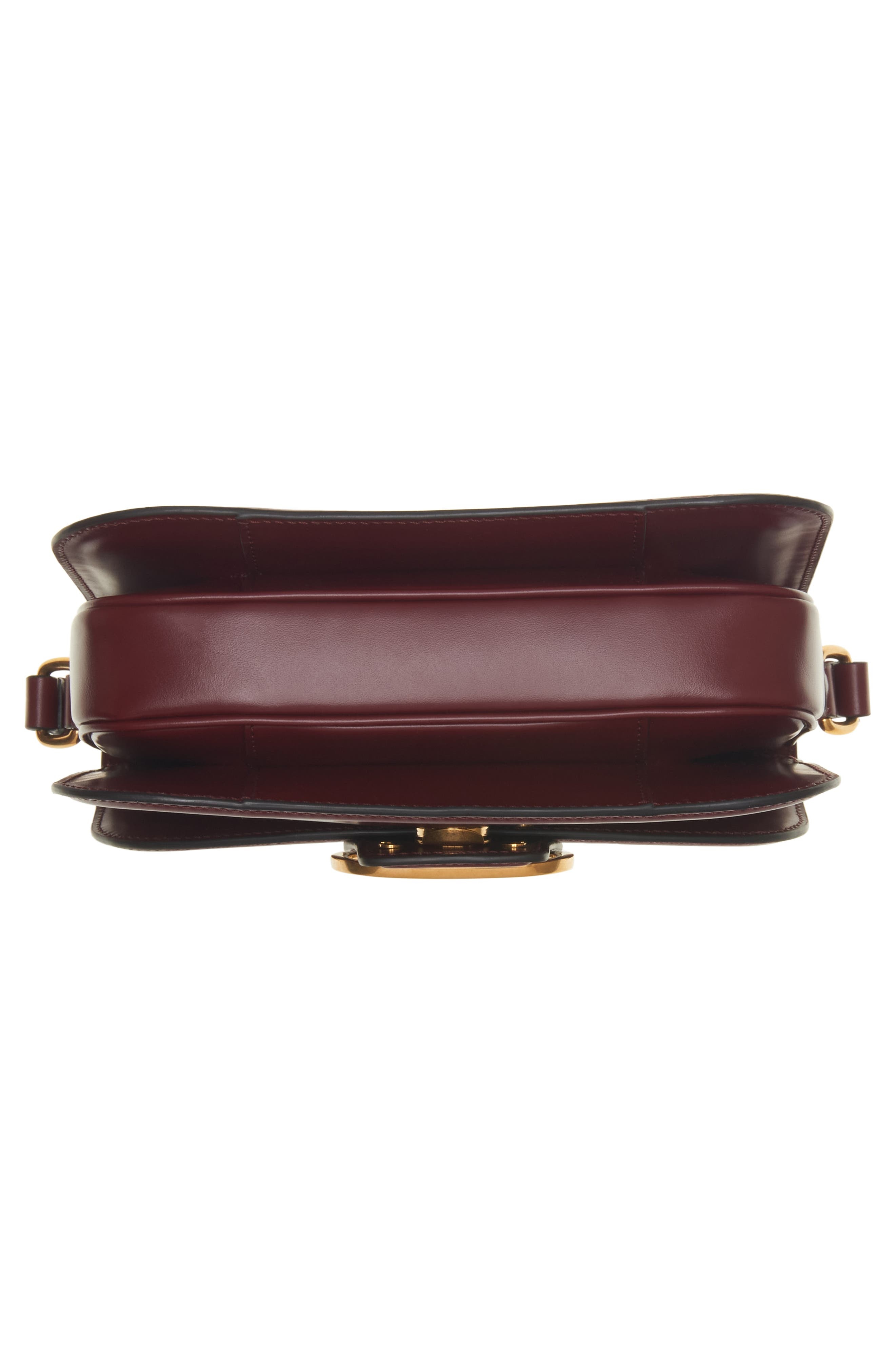 Valentino Garavani Small 9TO5 Leather Shoulder Bag in Brick Ruby at Nordstrom - 6