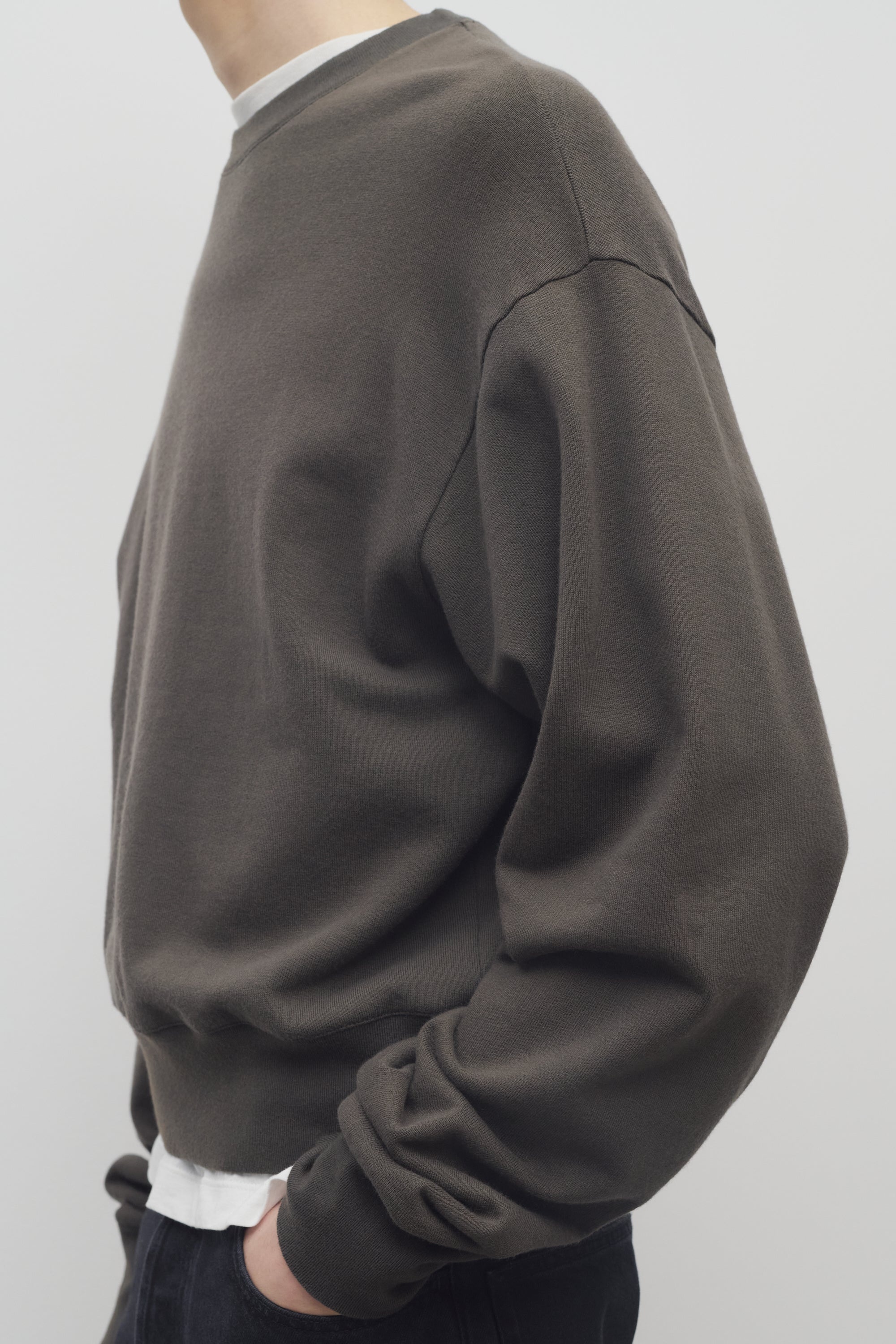 Saston Sweatshirt in Cotton and Cashmere - 5