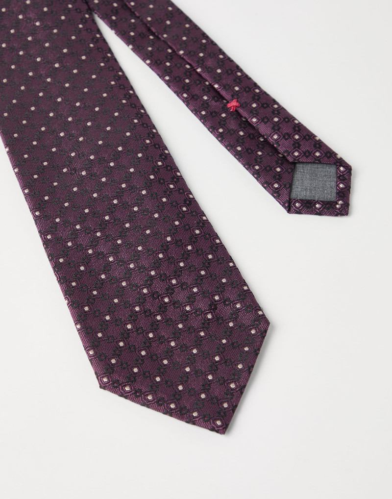 Brunello Cucinelli Silk jacquard tie outlook