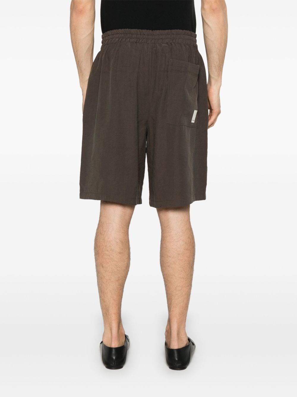 peace sign-motif shorts - 4