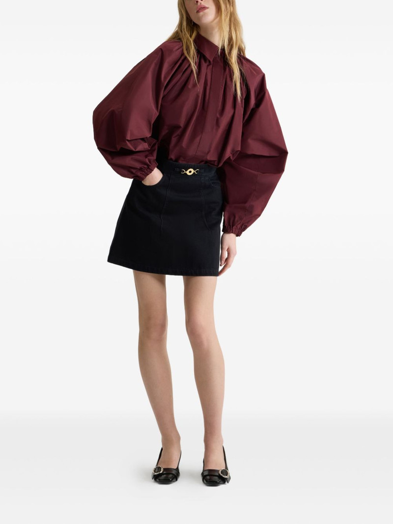 PATOU bubble-sleeve collared blouse outlook