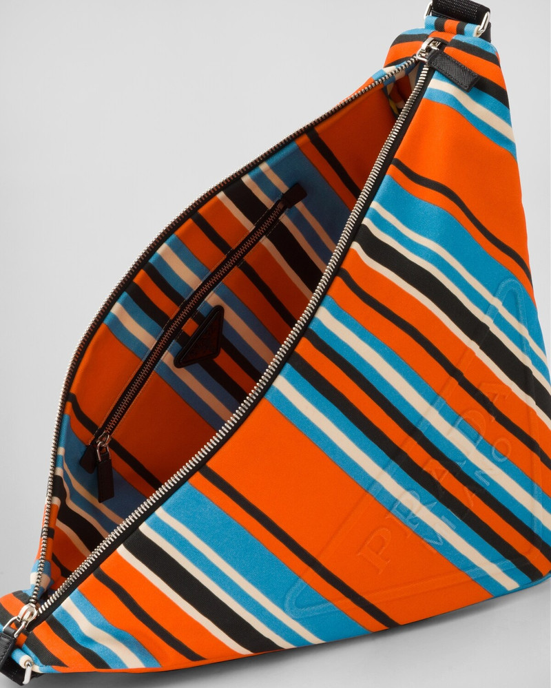 Printed canvas Prada Triangle bag 4