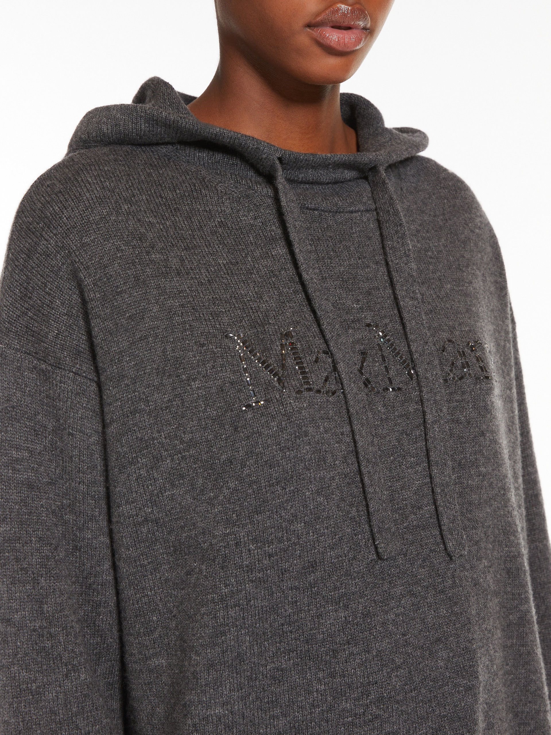 GORIZIA Wool and cashmere knit sweatshirt - 5