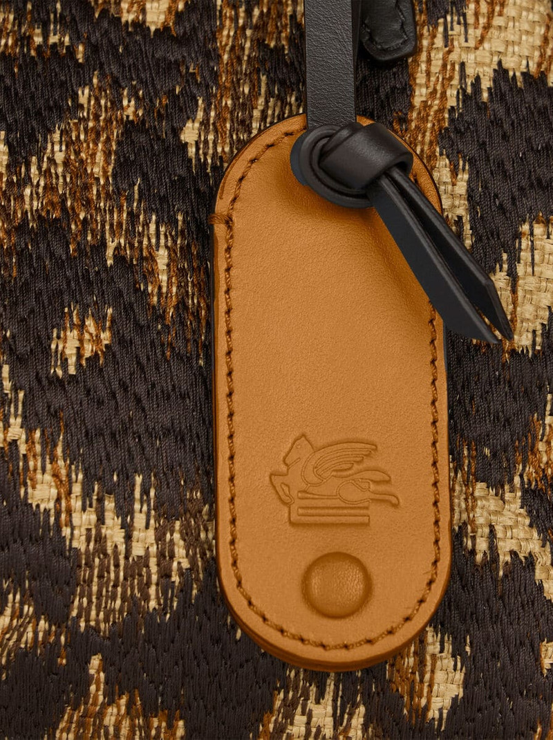 SMALL RAFFIA DOC BAG WITH ANIMAL EMBROIDERY 6
