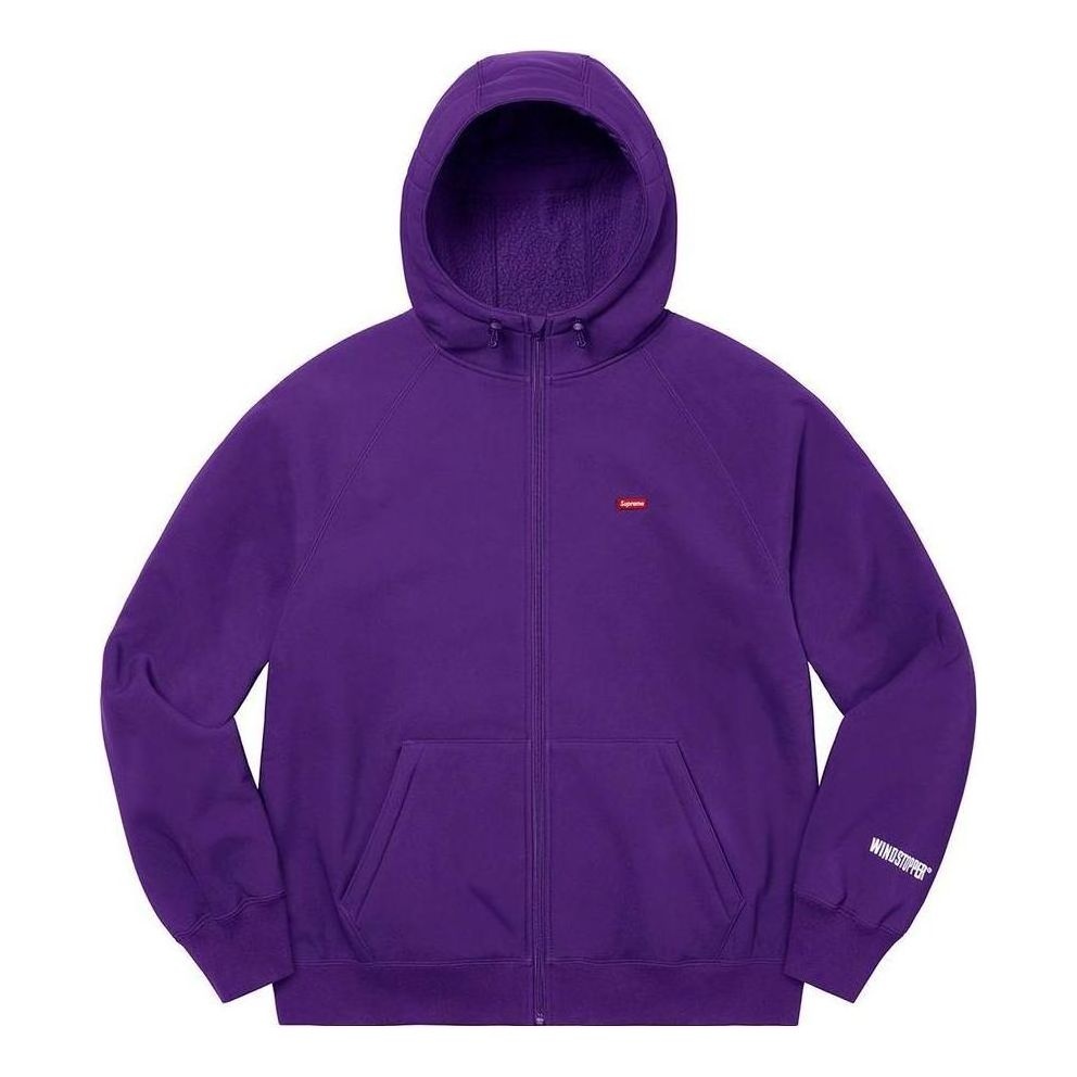 Supreme Supreme x Gore-tex Windstopper Zip Up Hooded Sweatshirt 'Purple'  SUP-FW22-823 | REVERSIBLE