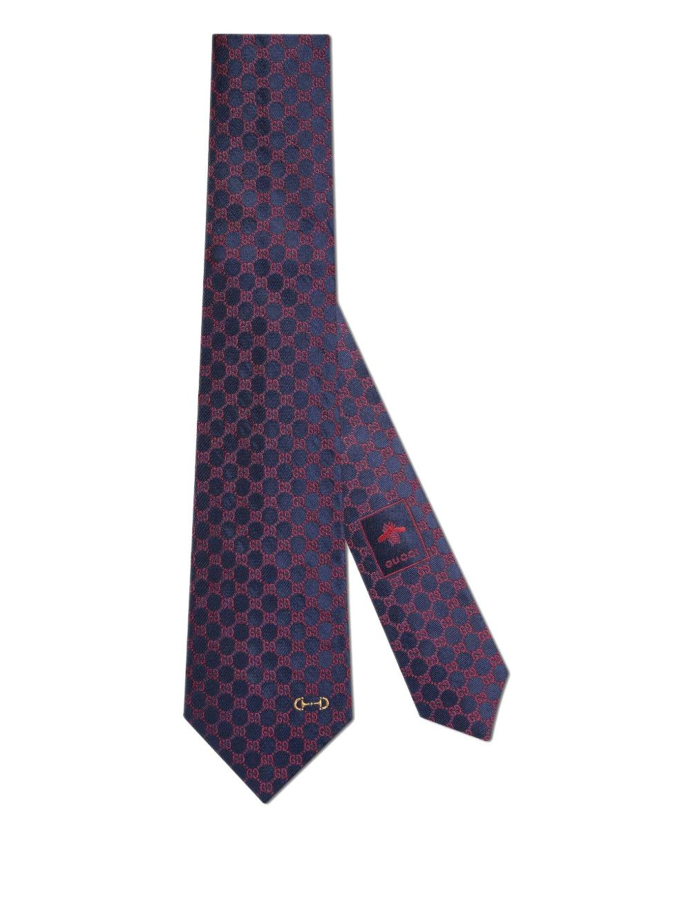 GG silk jacquard tie - 1