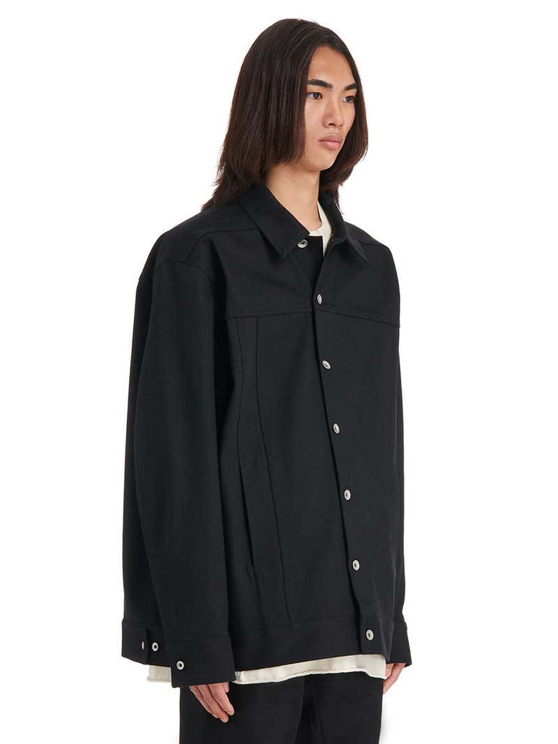 Jumbo Worker Jkt Black Denim Oversized Jacket - Jumbo Worker Jkt 2