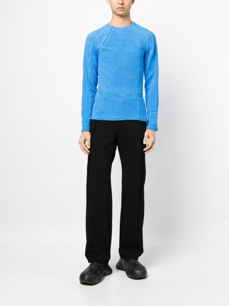 Kiko Kostadinov gathered straight-leg trousers outlook