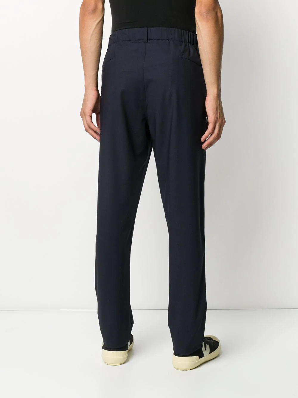 elasticated slim-fit trousers - 4