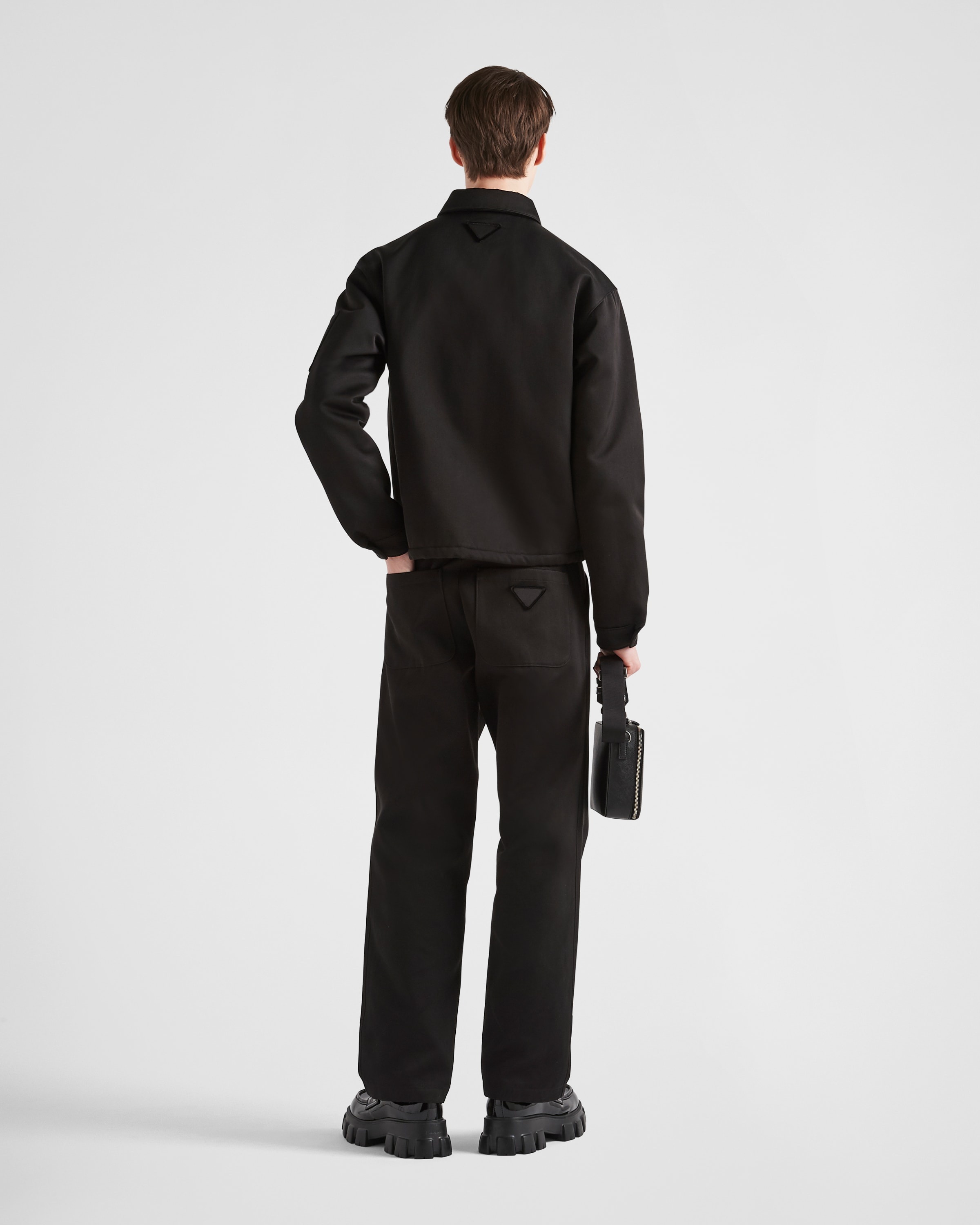 Cotton and silk pants - 5