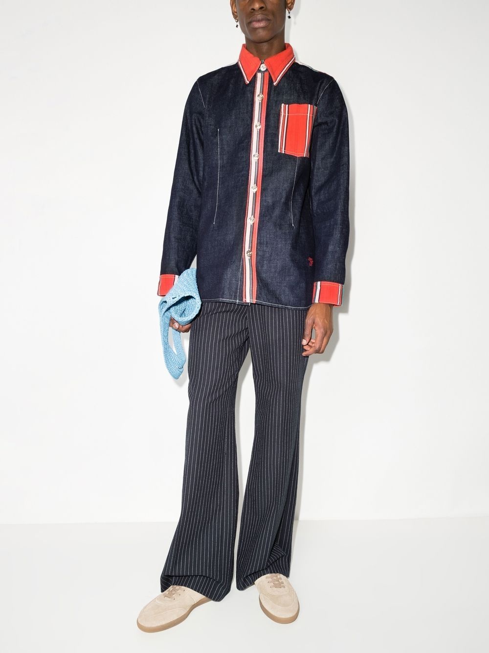 Cotonou patch pocket denim shirt - 2