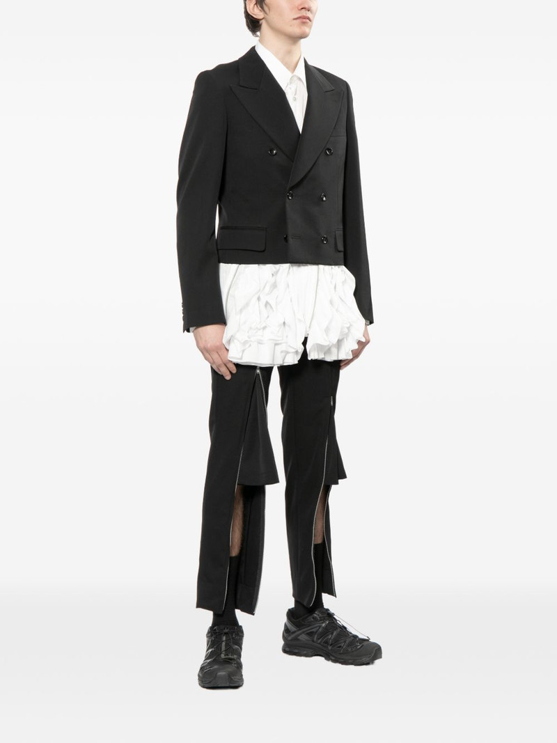 Comme des Garçons Homme Plus wool double-breasted blazer outlook