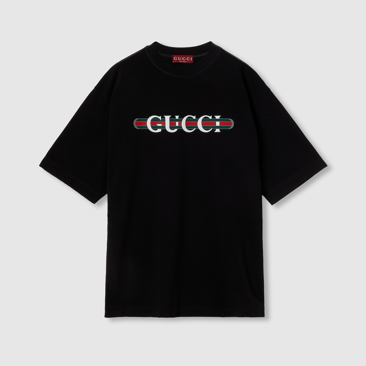 GUCCI Tシャツ Children's printed cotton T-shirt in fuchsia | GUCCI® US