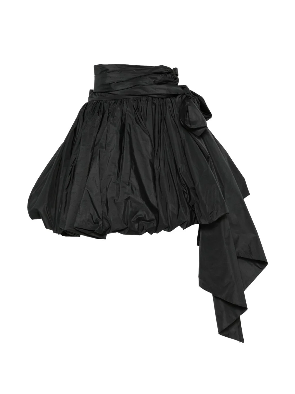 draped balloon mini skirt - 1
