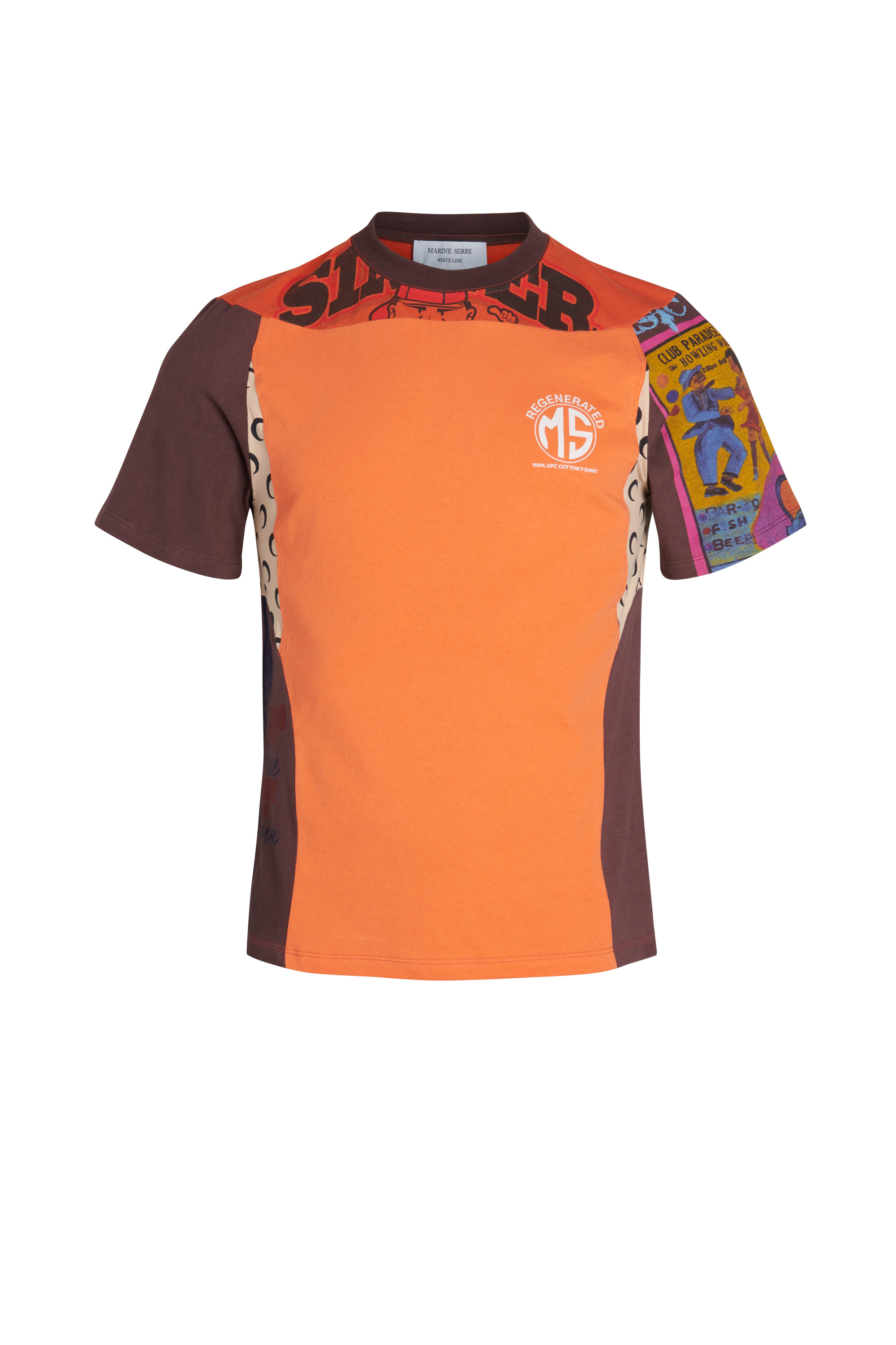 Regenerated Graphic T-Shirt Patchwork T-Shirt - 4