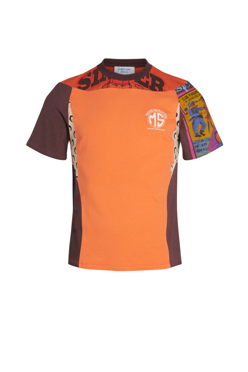 Regenerated Graphic T-Shirt Patchwork T-Shirt 4