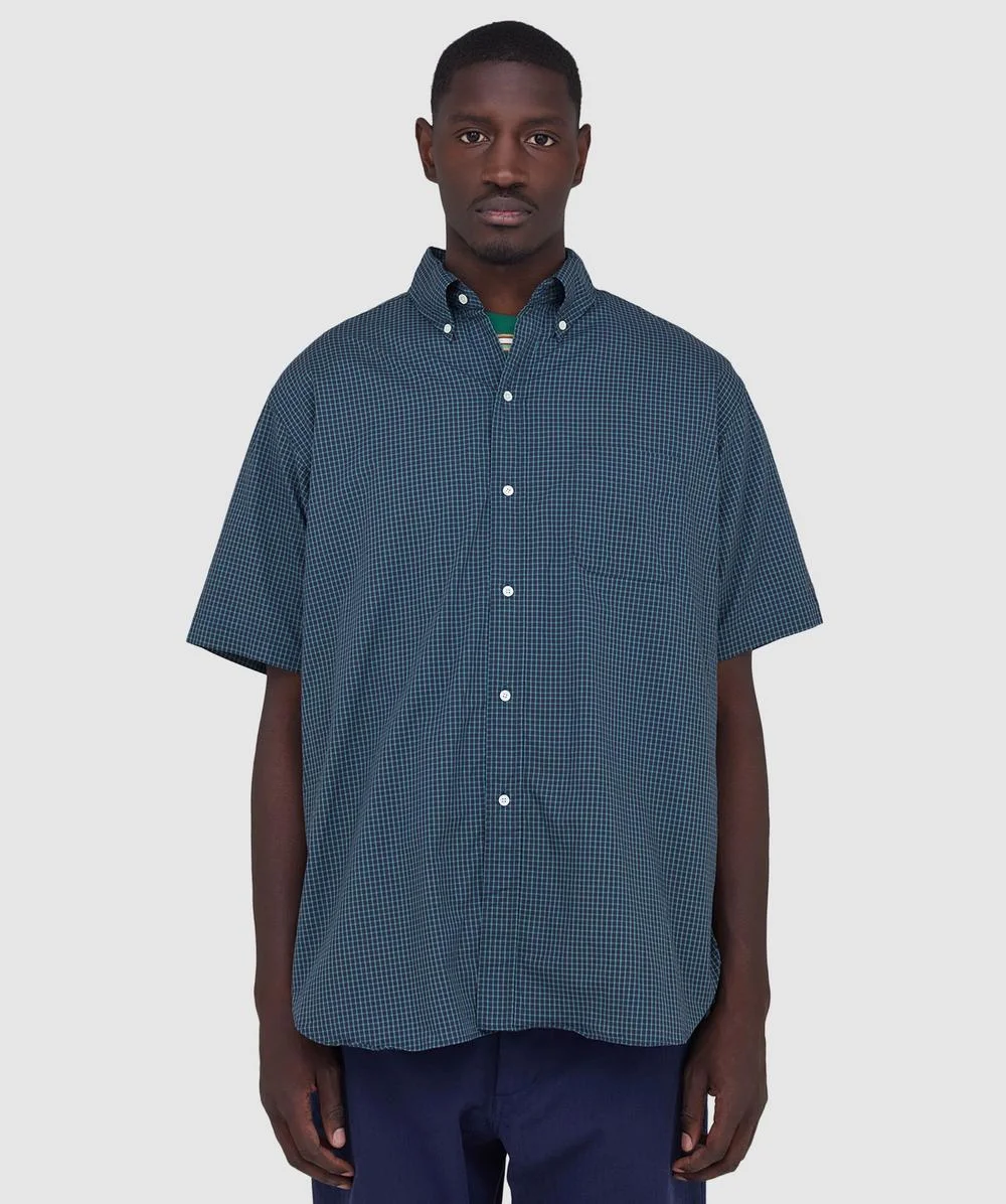 B.D. classic fit mini plaid shirt - 1