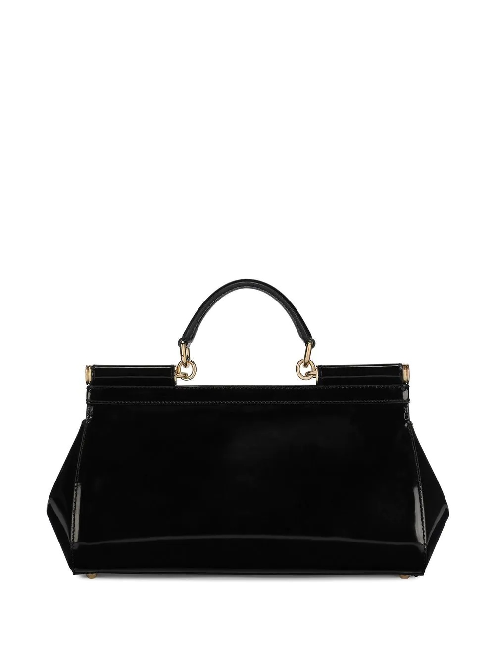 medium Sicily patent leather tote bag - 3