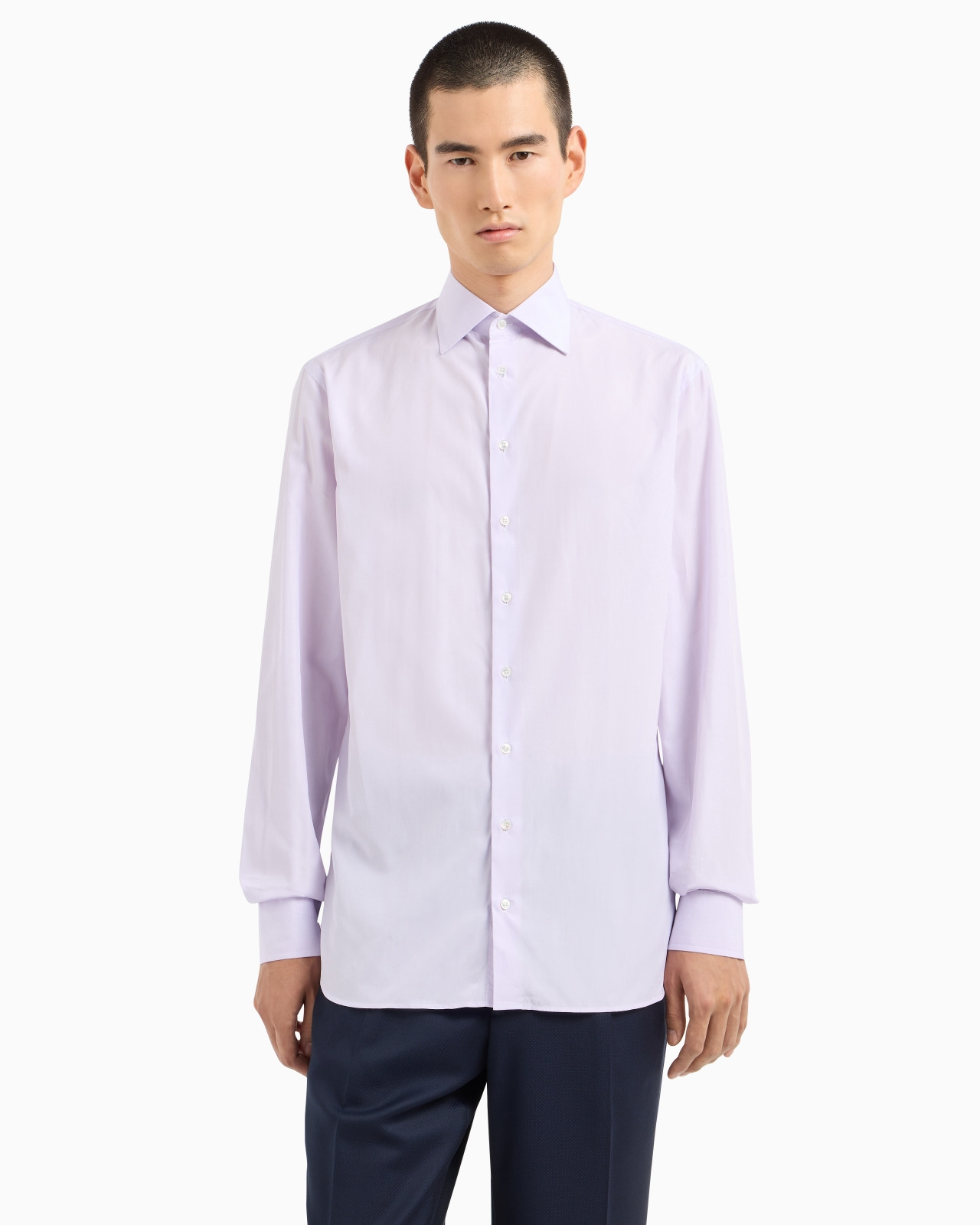 Regular-fit luxury cotton shirt - 4