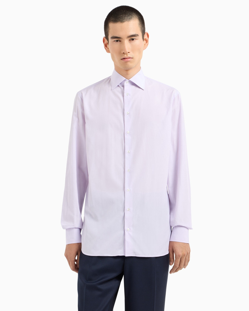 GIORGIO ARMANI Regular-fit luxury cotton shirt outlook