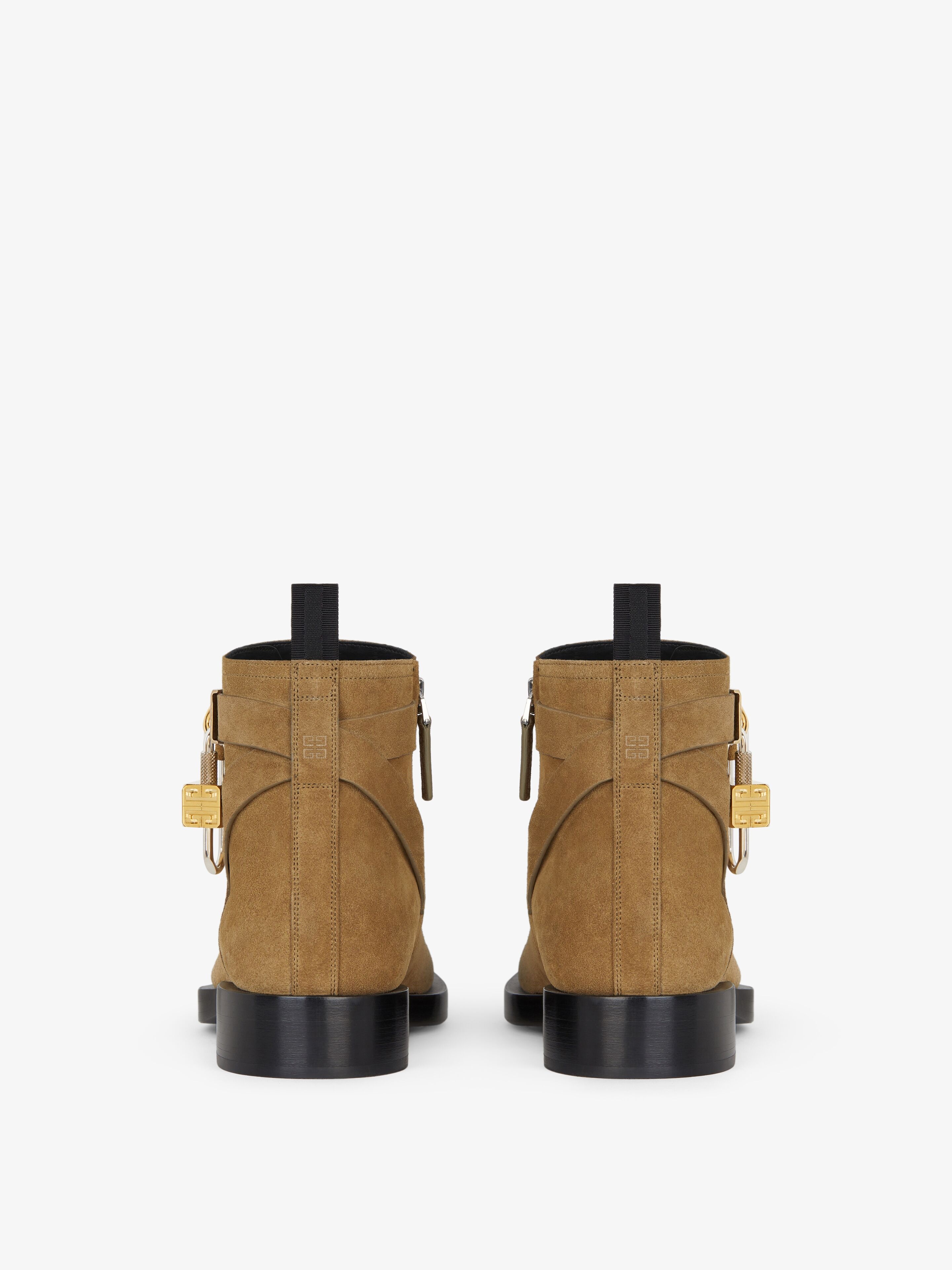 LOCK ANKLE BOOTS IN SUEDE - 6