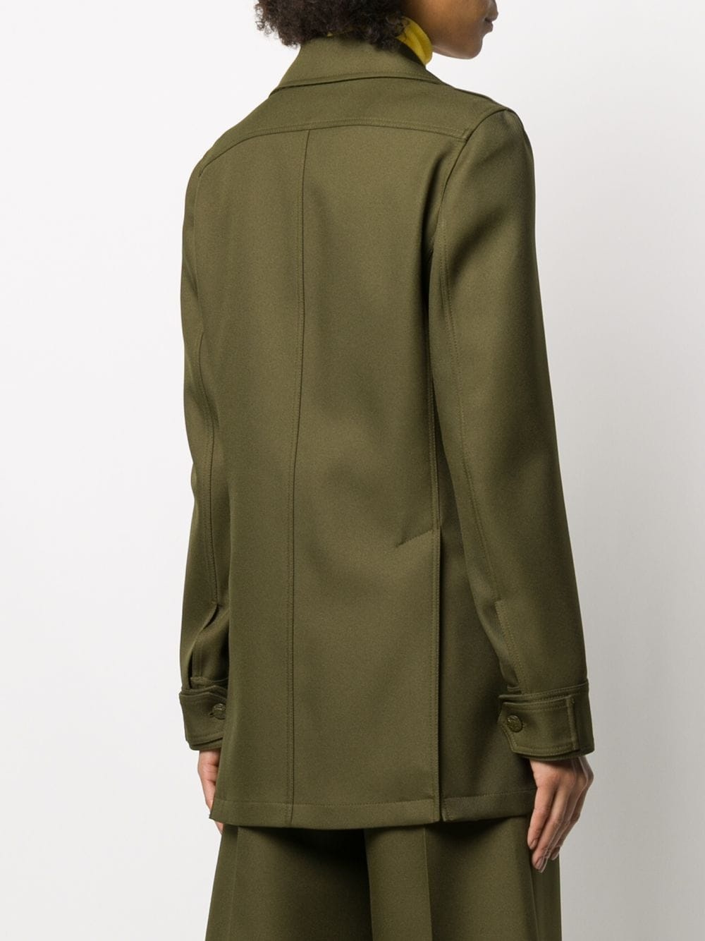 flap-pocket military-style jacket - 4