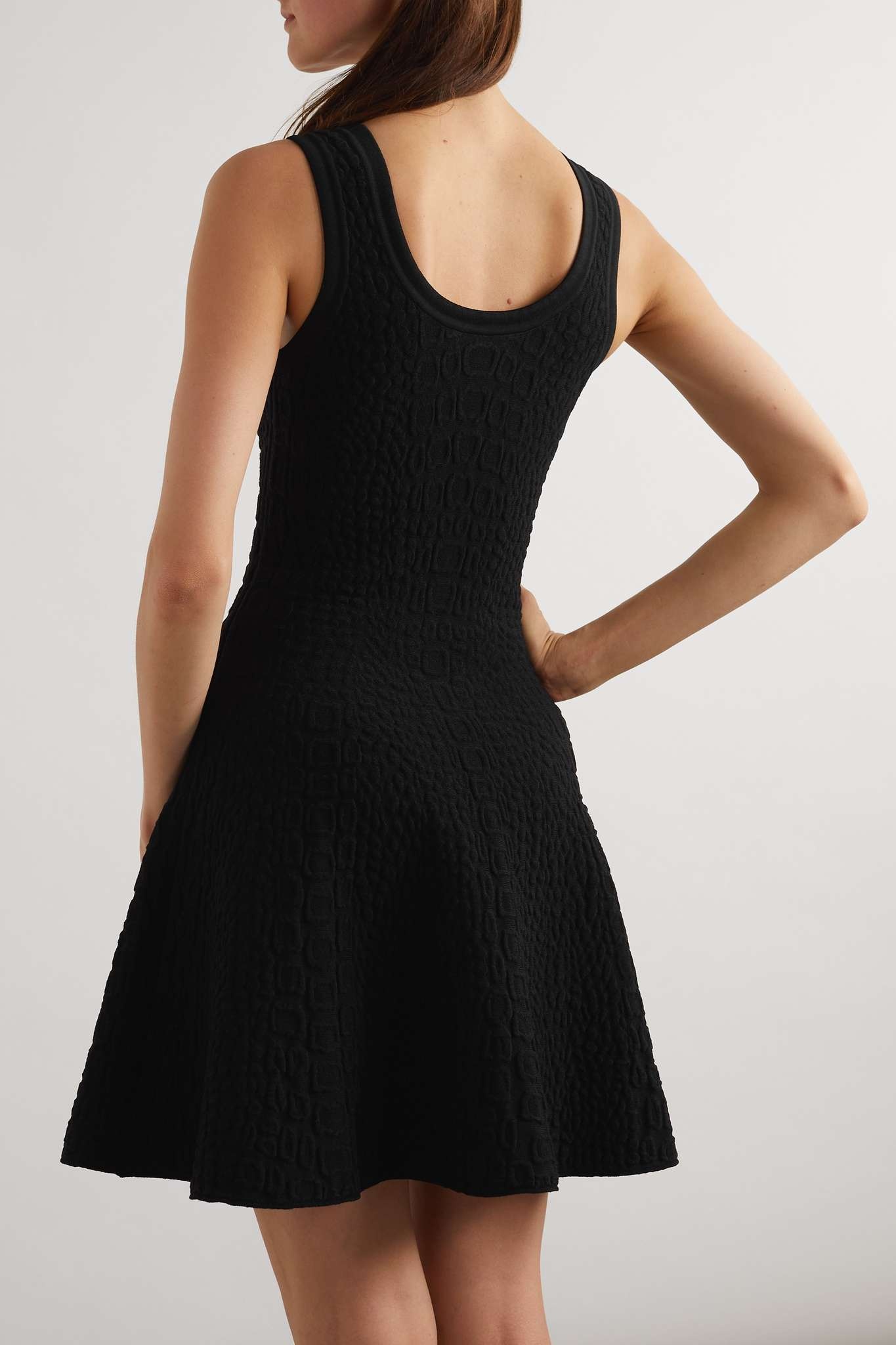 Archetypes pointelle-knit mini dress - 3