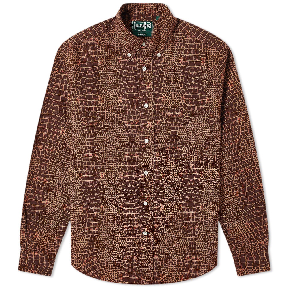 Gitman Vintage Button Down Croco Shirt - 1