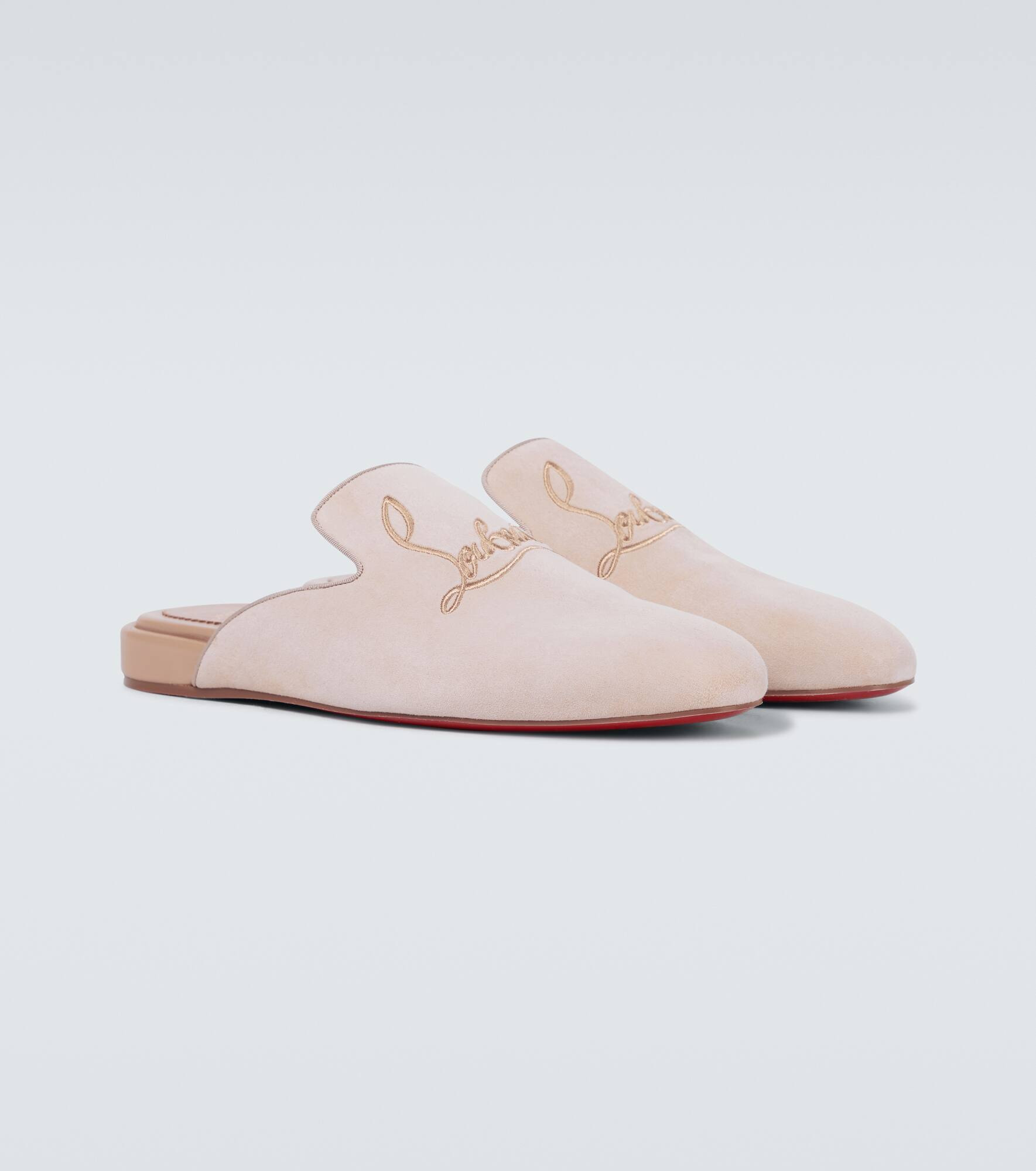 Exclusive to Mytheresa – Navy Coolito Flat mules - 5