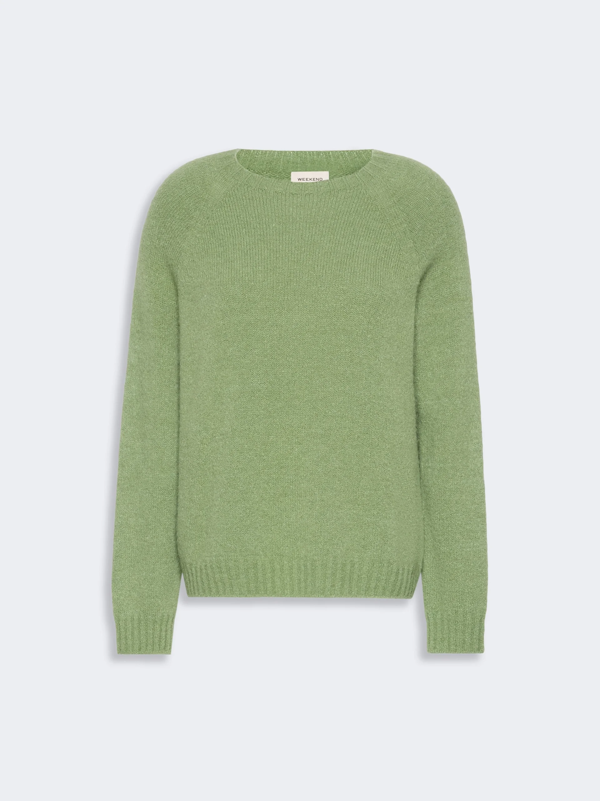 GHIACCI Alpaca and cotton sweater - GREEN - 1
