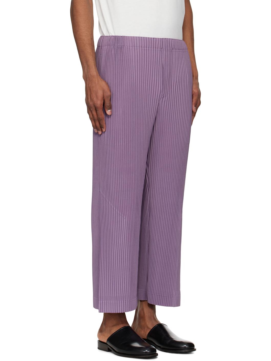 Purple Monthly Color April Trousers - 2