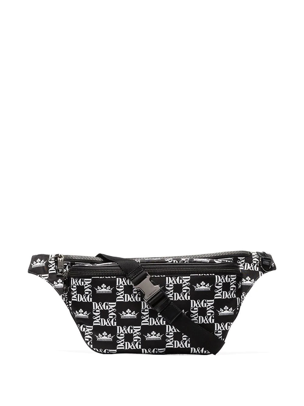 logo-print belt bag - 1