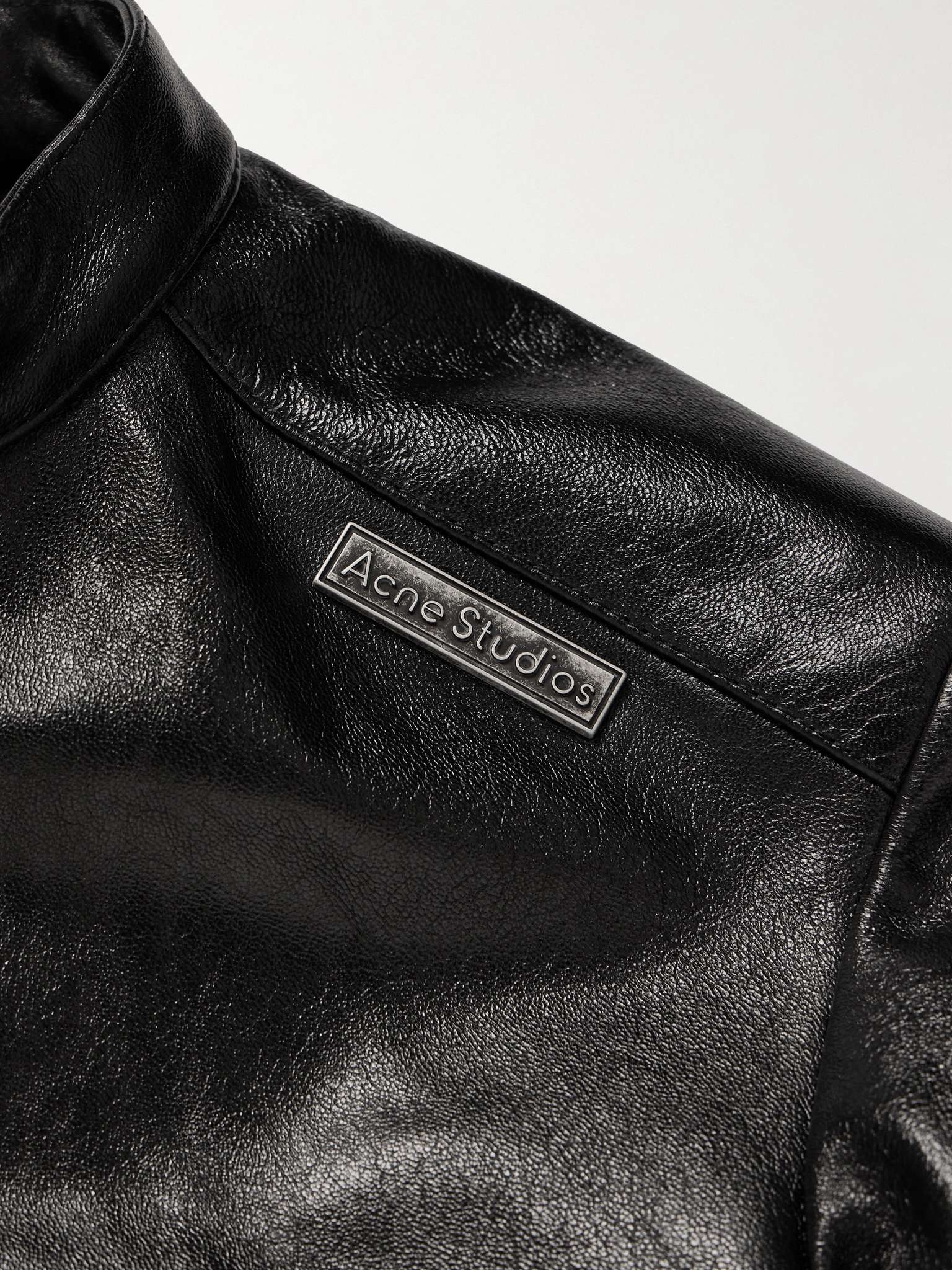 Leather Biker Jacket - 4