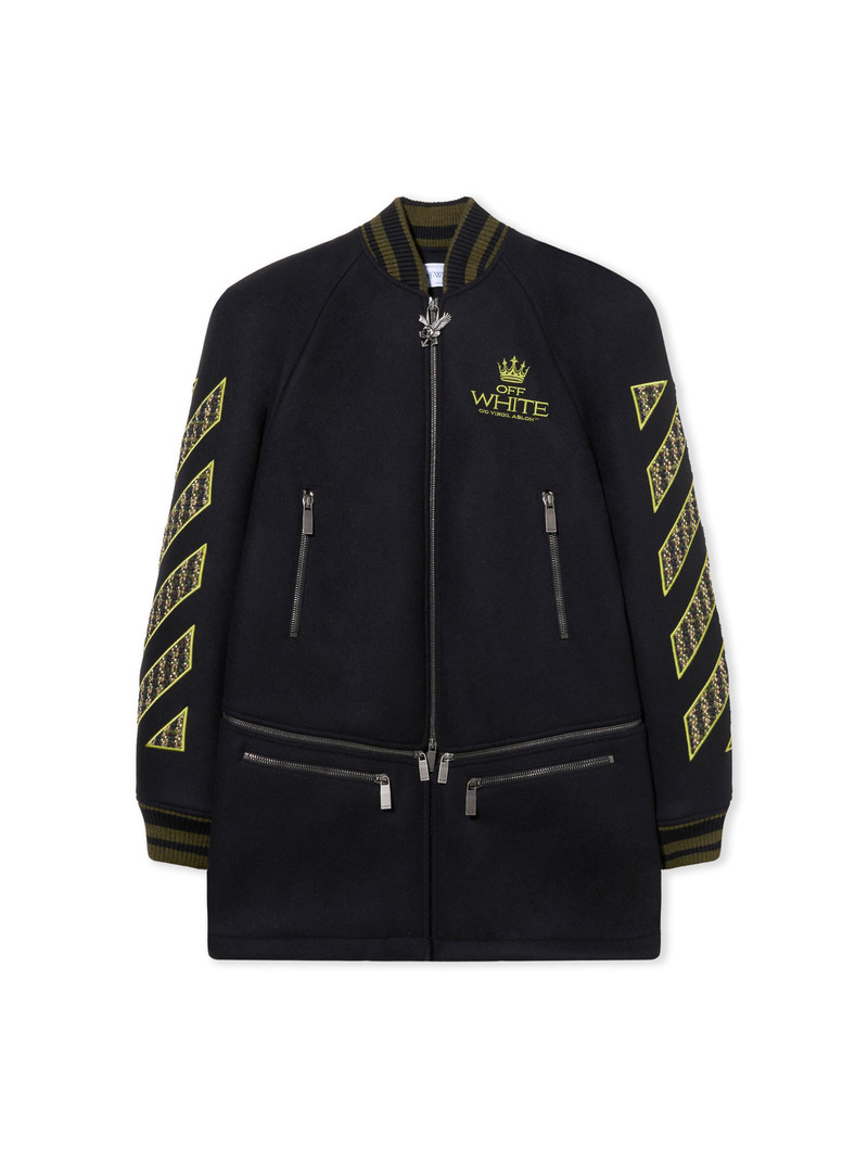 Off Eagle Twill Wo Varsity Coat 1
