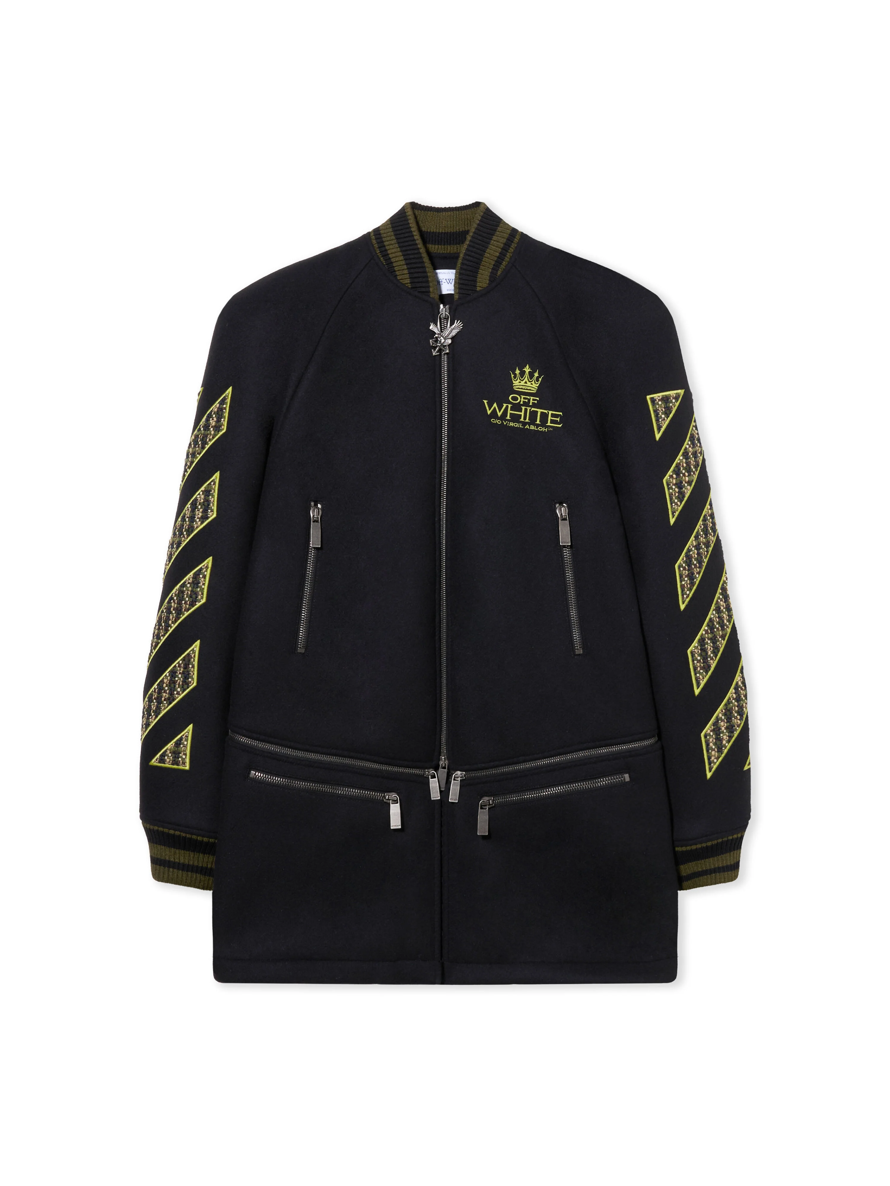 Off Eagle Twill Wo Varsity Coat - 1