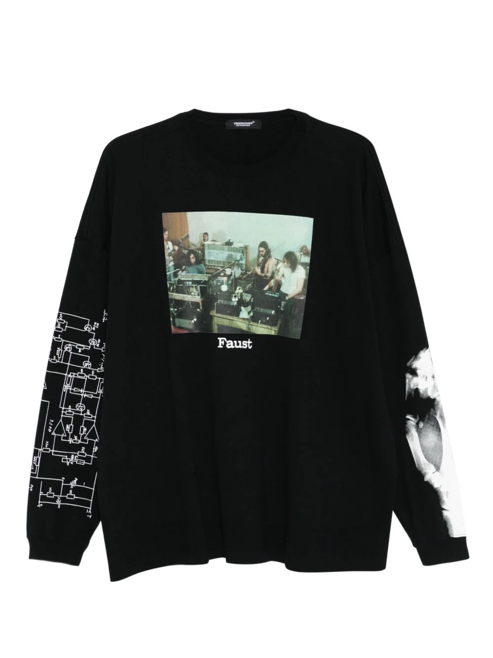 graphic-print long-sleeve T-shirt - 1