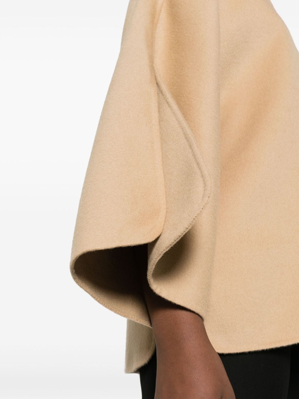 wide-sleeved wool blouse - 5