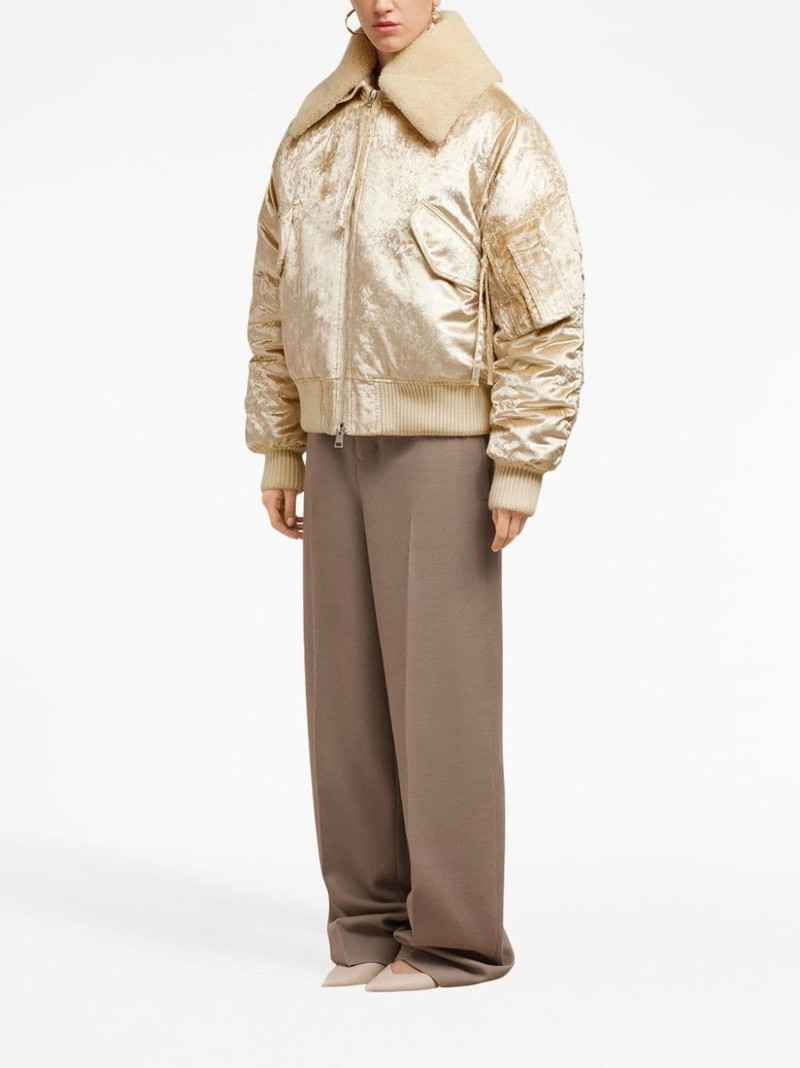 metallic velvet bomber jacket 3
