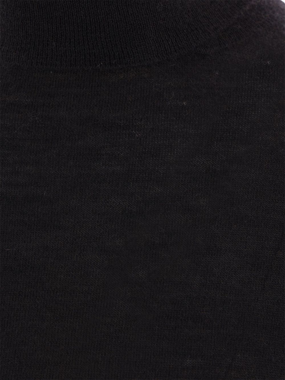 roll neck knit t-shirt - 4