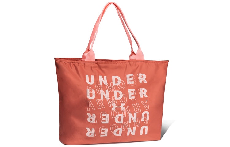(WMNS) Under Armour Big Wordmark 2.0 Tote Bag 'Orange' 1292112-873 - 2