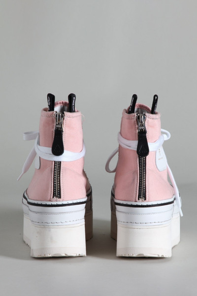 R13 Platform High Top Sneakers - Pink | R13 Denim outlook