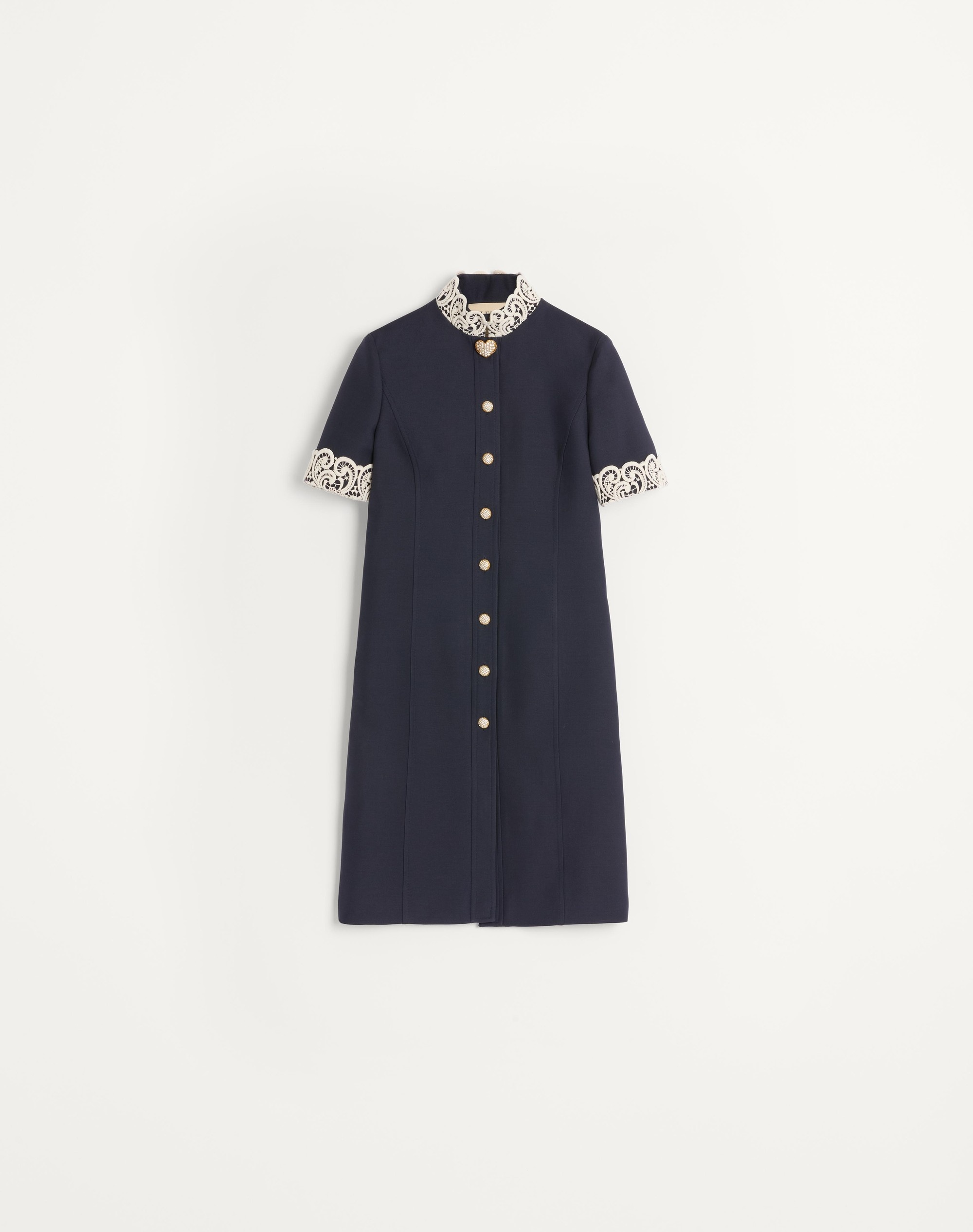 CREPE COUTURE MIDI DRESS - 1
